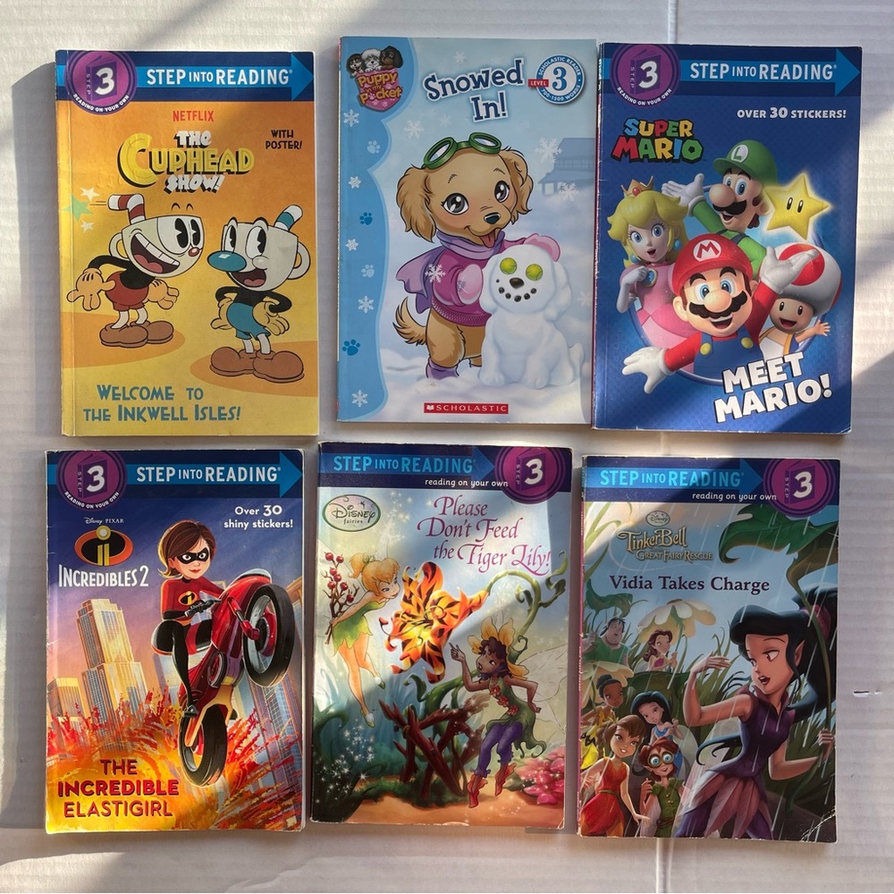 Set of 6 Step Into Reading Books Step 3